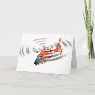 coast guard helicopter card
