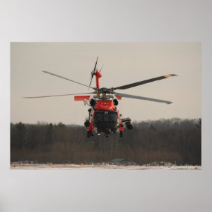 Coast Guard MH-60 Jayhawk Helicopter Poster