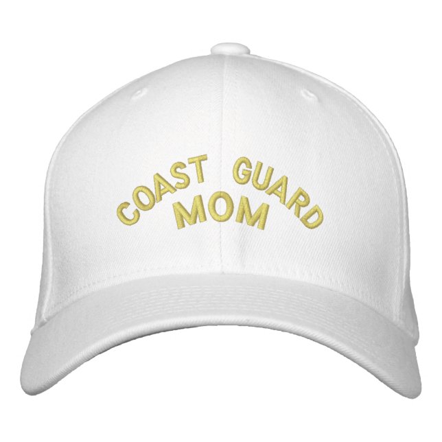 Coast Guard Mom Embroidered Hat (Front)