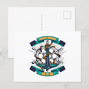 Coast Guard Mom Postcard