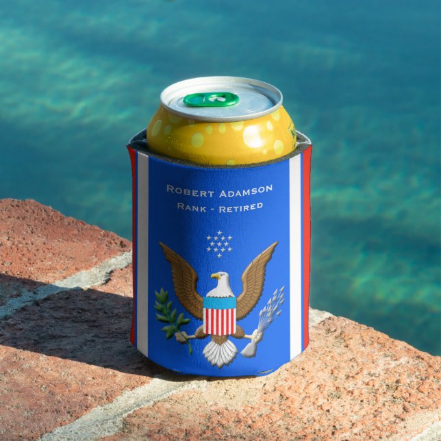 Coast Guard service personalized Can Cooler (In Situ Pool)