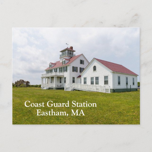 Coast Guard Station Eastham Massachusetts Postcard (Front)