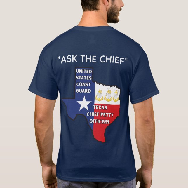 Coast Guard Texas Chief Petty Officers Shirt (Back)
