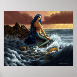 Coast Mermaid Poster