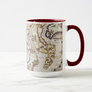 Coast of Africa and the River Gambia   1622 Mug
