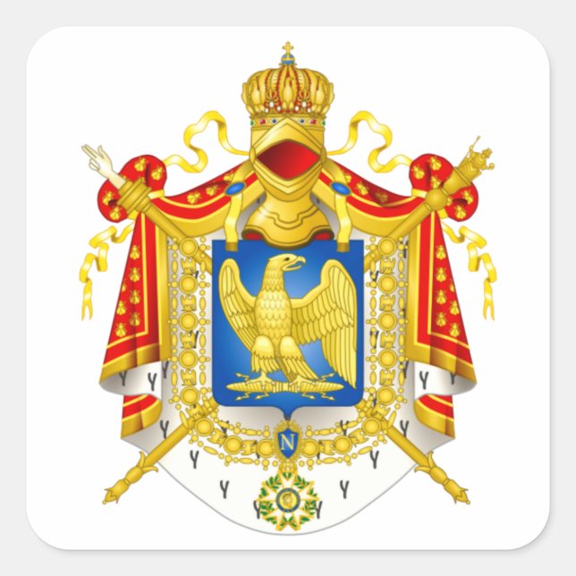 Coast of arms napoleon Sticker (Front)