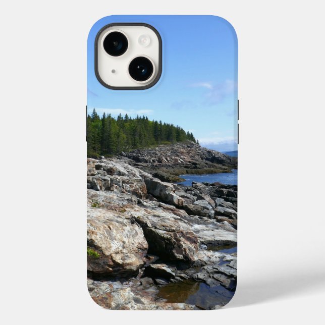 Coast of Bar Island at Acadia National Park Case-Mate iPhone Case (Back)