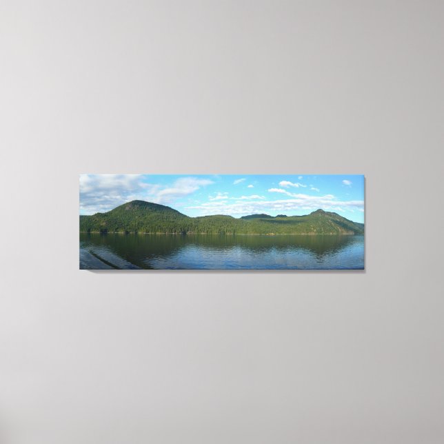 Coast of British Columbia in Scenic Canada Canvas Print (Front)