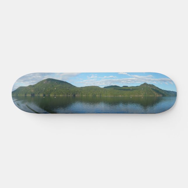 Coast of British Columbia in Scenic Canada Skateboard (Horz)