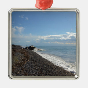 Coast Of Calabria Metal Ornament