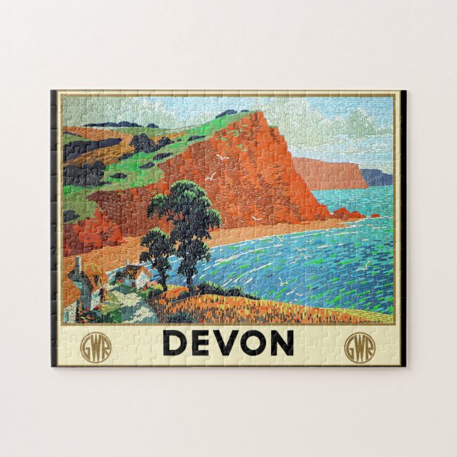 Coast of Devon Puzzle (Horizontal)
