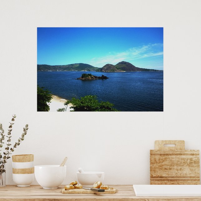 coast of Niterói Poster (Kitchen)