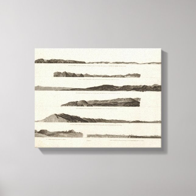 Coast of North West America 4 Canvas Print (Front)