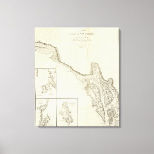 Coast of North West America 7 Canvas Print