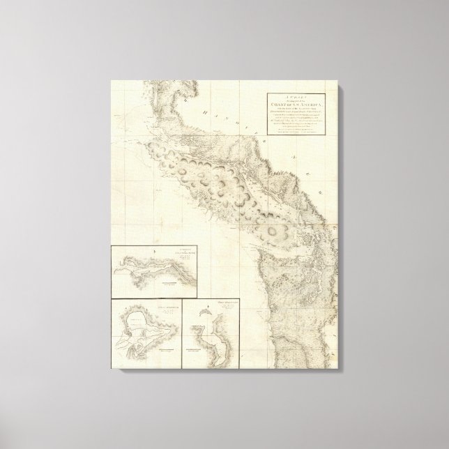 Coast of North West America Canvas Print (Front)