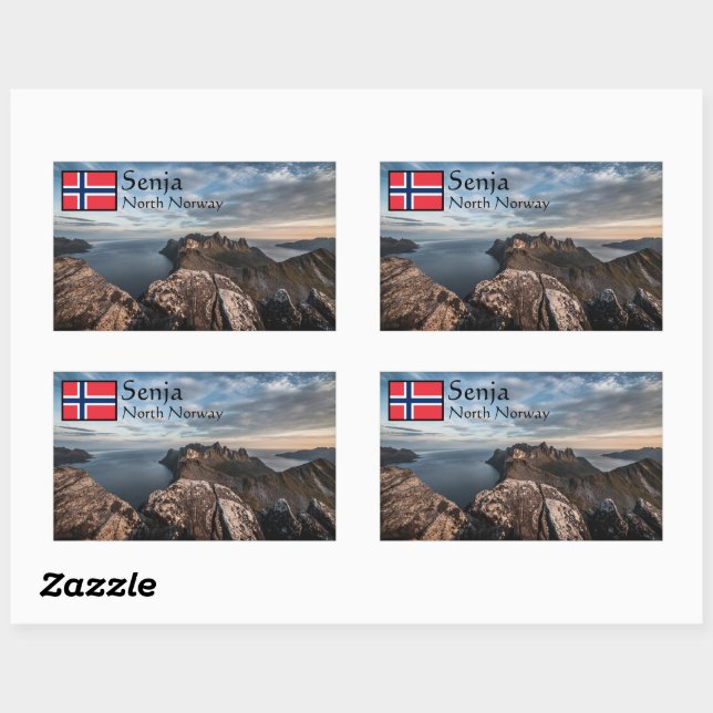 Coast of Norway Sticker (Sheet)