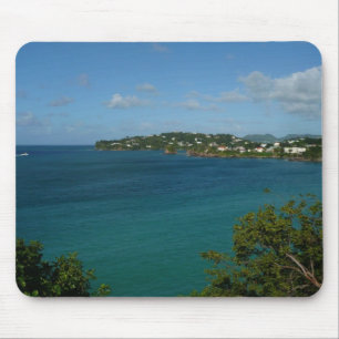 Coast of St. Lucia Caribbean Vacation Photo Mouse Pad