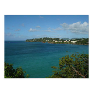 Coast of St. Lucia Caribbean Vacation Photo Print