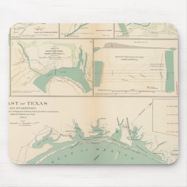 Coast of Texas Mouse Pad (Front)