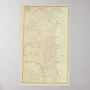 Coast section no 5 Absecon Beach to Sea Island Poster