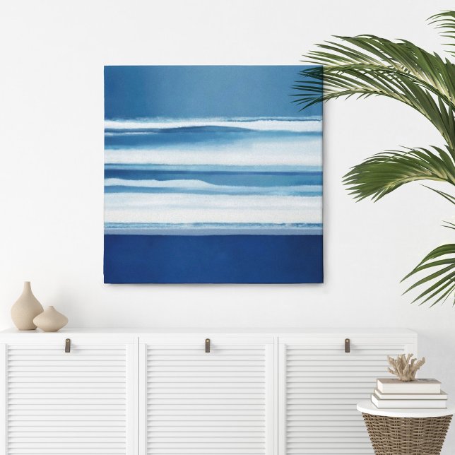 Coastal Abstract Ocean Canvas Print (Creator Uploaded)