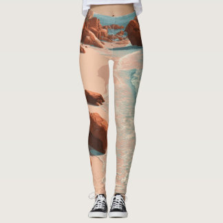 Coastal Adventure Summer Leggings