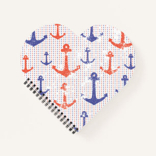 Coastal Americana Anchors Notebook