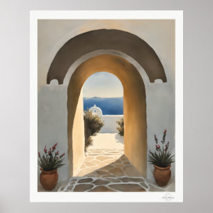 Coastal Archway Path to the Sea Art Print