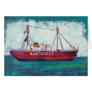 Coastal Art Nantucket Lightship