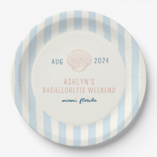 Coastal Bachelorette Paper Plates