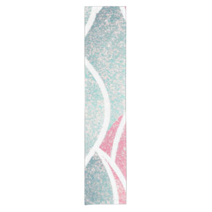 Coastal/Beach abstract waves  Short Table Runner