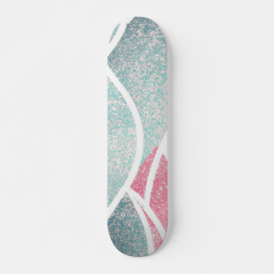 Coastal/Beach abstract waves Skateboard