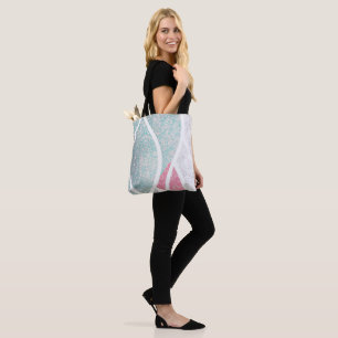 Coastal/Beach abstract waves Tote Bag