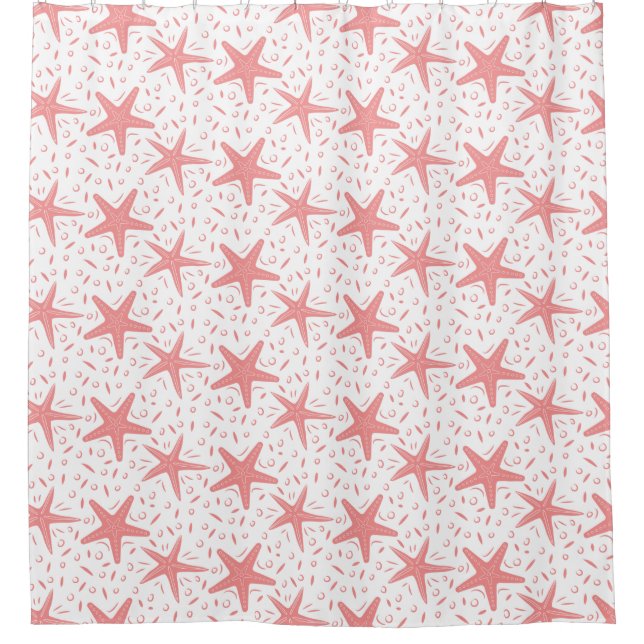 Coastal Beach Coral Starfish Pattern (Front)