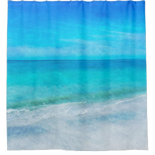 Coastal Beach Decor in Teal Aqua Turquoise Blue