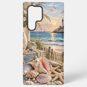 Coastal Beach & Lighthouse Phone Case