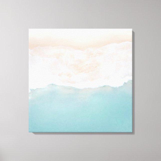 Coastal Beach Sand Set of 2 Canvas Print (Front)