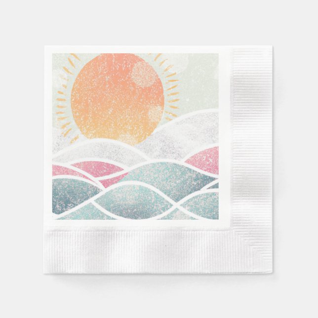 Coastal/Beach/sunny  Napkin (Front)