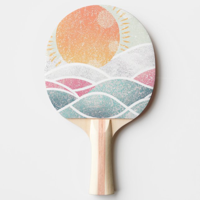 Coastal/Beach/sunny  Ping Pong Paddle (Front)