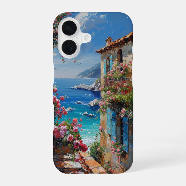 Coastal Bliss iPhone 16 Case (Back)