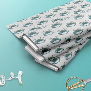 Coastal Blue Crab  Fabric