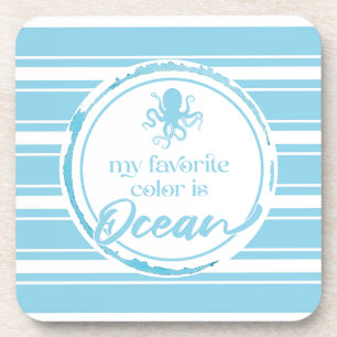 Coastal Blue Octopus Coaster