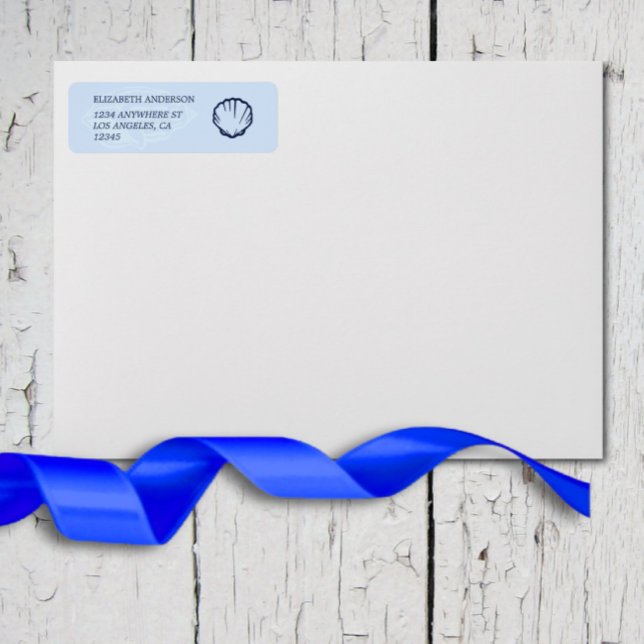 Coastal Blue Seashells Wedding (Creator Uploaded)