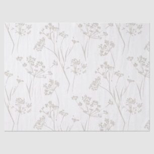 Coastal branches calming nature dry flowers tissue paper