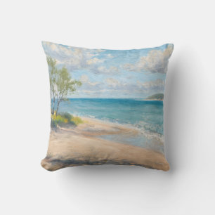 Coastal Breeze Fine Art Beach Print Throw Pillow