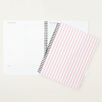 Coastal Breeze Stripes - Seashell Pink Planner