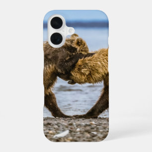 Coastal brown bears iPhone 16 case
