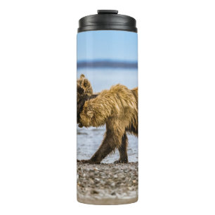 Coastal brown bears thermal tumbler