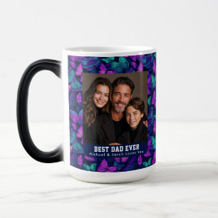 Coastal Butterfly Camouflage Bouquet New Dad Birth Magic Mug