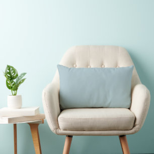 Coastal Calm Sea Glass Blue Lumbar Pillow